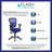 Siyer Mid-Back Mesh Ergonomic Office Chair with Adjustable Arms-796339959-767103198