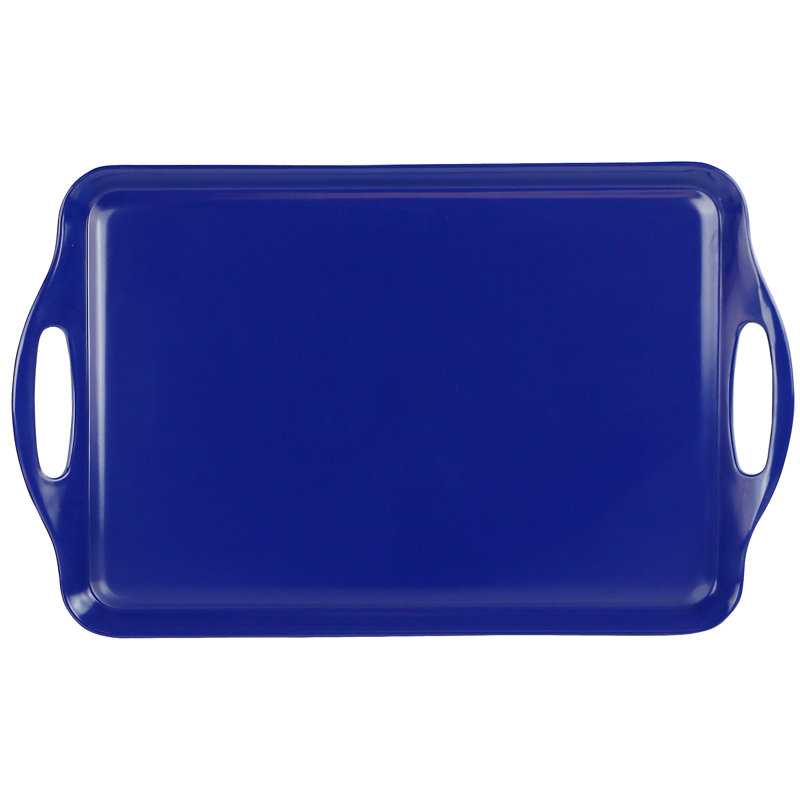 Plateau rectangulaire en plastique mélaminé 18 po Reston Lloyd, Indigo