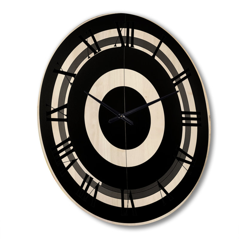 Anastashia Solid Wood Wall Clock, Extra Large
