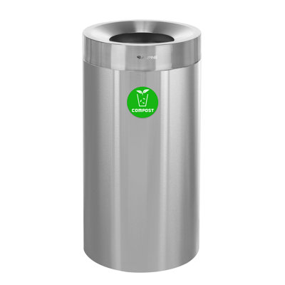 Composteur en acier inoxydable 27 gallons