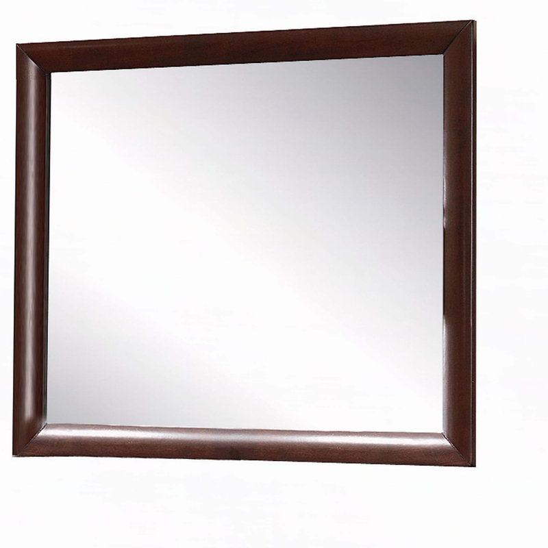Miroir Ireland, 35 po x 39 po, Espresso