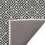 Tapis de toilette rectangulaire antidérapant et absorbant à motif ikat grunge-770345360-770345362