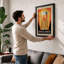 Aperol Spritz Art Deco - Framed Print-858287249-858287250