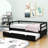 Edricka Twin Size Wooden Daybed with Trundle-567342274
