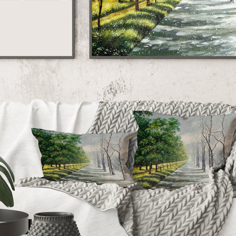 Coussin Winter and Summer United - Country, 16 po x 1 po