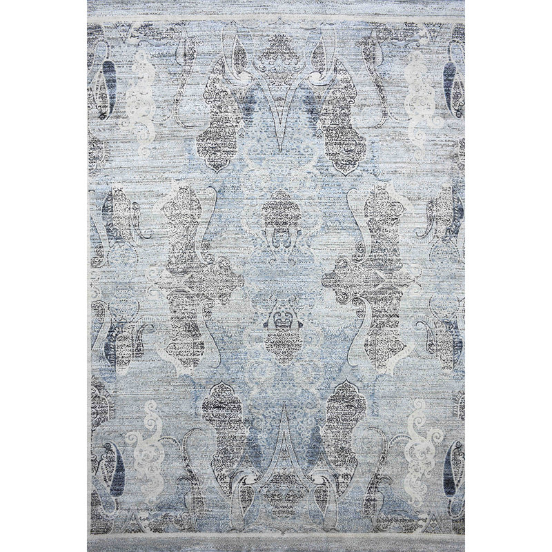 Canterbury Oriental Area Rug in Gray, Rectangle 8' x 10'