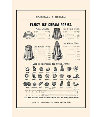 " Fancy Ice Cream Forms "