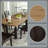 Francka Pine Solid Wood Base Dining Table