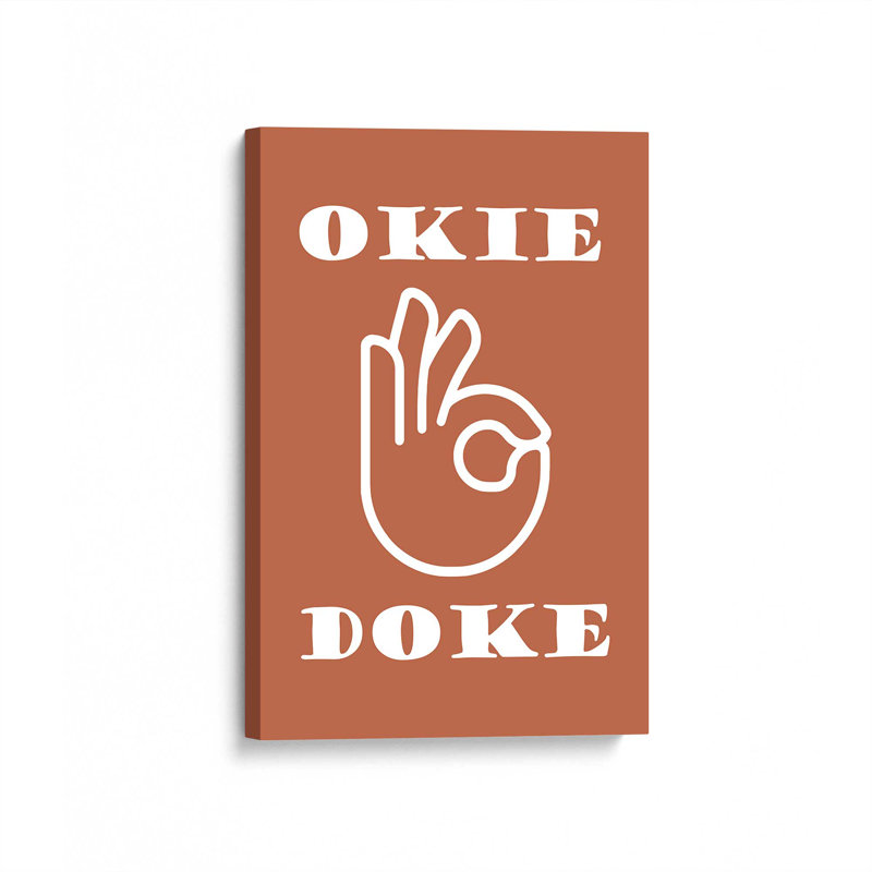 Toile tendue Okie Doke, H 18 po x l 12 po