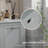 Tilt-Out Laundry Sorter Cabinet, Bathroom Storage Organizer with Two-Compartment Tilt-Out Hamper, Gray
