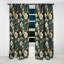 Sharan - Rideau floral - Rideau floral occultant en velours - 1 panneau-1949369209