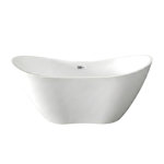 Ophelia Freestanding Soaking Acrylic Bathtub