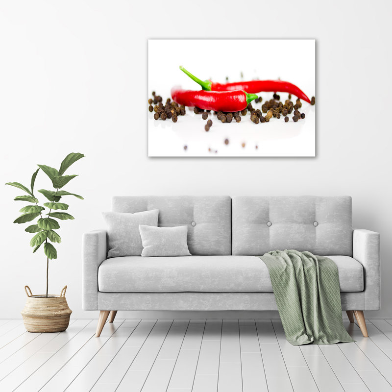 Chilli And Pepper - Wrapped Canvas Print