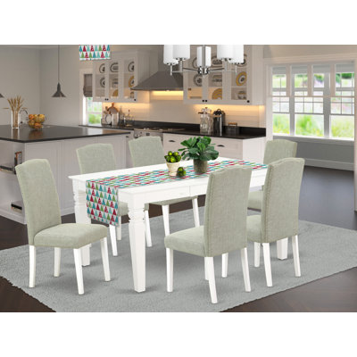 Kasturi Extendable Rubberwood Solid Wood Dining Set