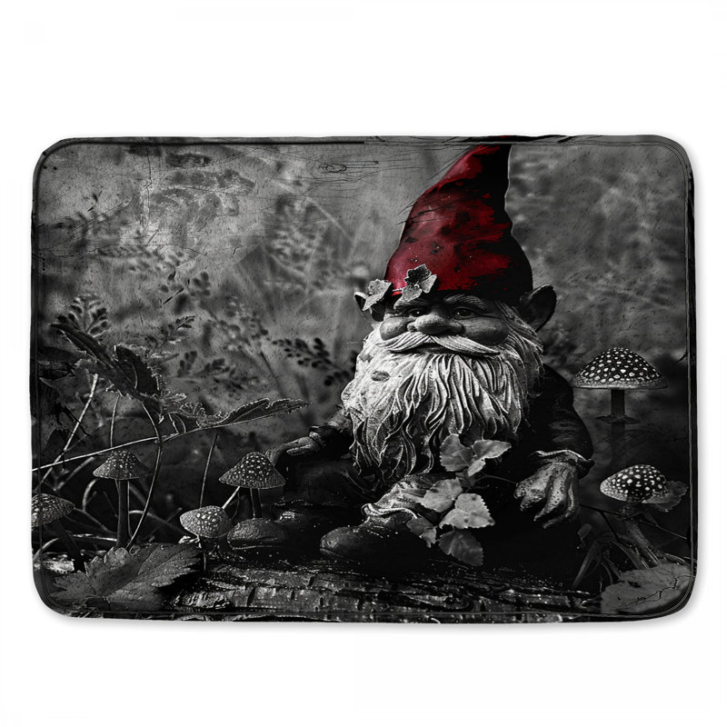 Tapis de bain gnome rustique, L 24 po x L 17 po
