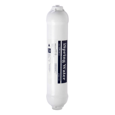 iSpring - Cartouche de remplacement de filtre à charbon en ligne 5ème étape certifiée NSF / ANSI 58 par iSpring, blanc