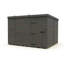 Total Sheds 9ft x 8ft Composite Pent Garden Shed - Single Door - No Windows - EPDM Rubber Roof - UK Manufactured