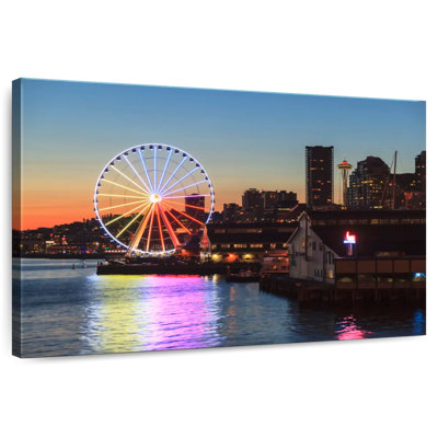 Seattle Waterfront Sunset