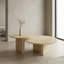 Ensemble de 2 tables basses rondes gigognes 70 x 70 x 32 cm (27,6 x 27,6 x 12,6 po) - Tables d'appoint modernes, minimalistes et luxueuses pour la décoration du salon et l'optimisation de l'espace