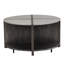 Table basse industrielle 2 - 4 pièces, grise, compacte pour divers espaces en pièces grises, espace de rangement