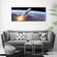 A Space Rocket - Wrapped Canvas Print