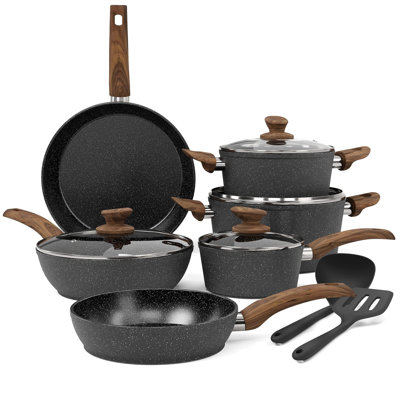 Bormann 12 - Piece Aluminum Cookware Set