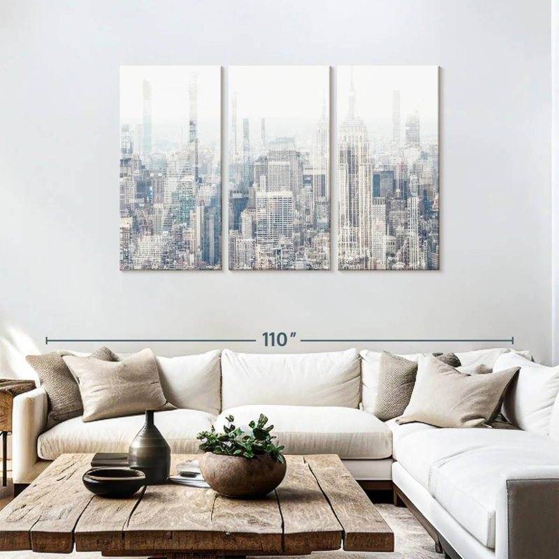 Sirci Urban Abstraction, New York, H 48 po x l 74 po