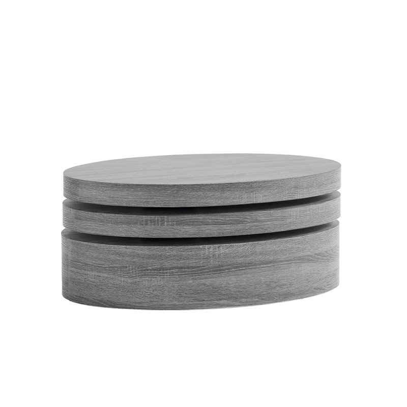 Table basse rotative Modernesque - Noir mat