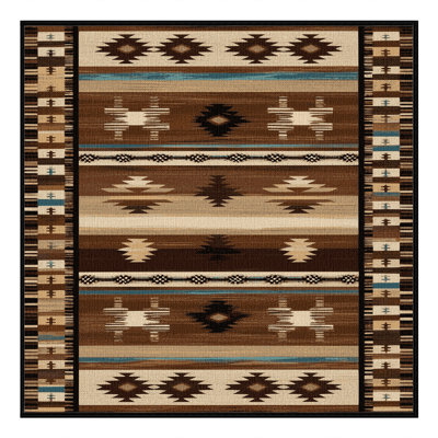  Tapis lavable Western Ranch Southwestern