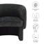 Fauteuil d'appoint rembourré en tissu Greer Boucle-106273844