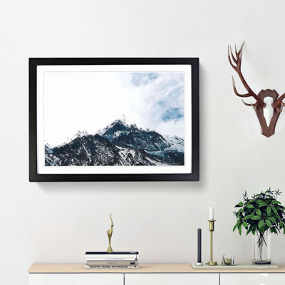 Fish-Tail Mountain in Nepal - Picture Frame Painting Print