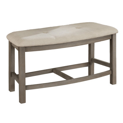 Daniyal Linen Blend Upholstered Bench
