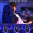 Ergonomic  LED Gaming Chair with Massage Lumbar Pillow-106895574