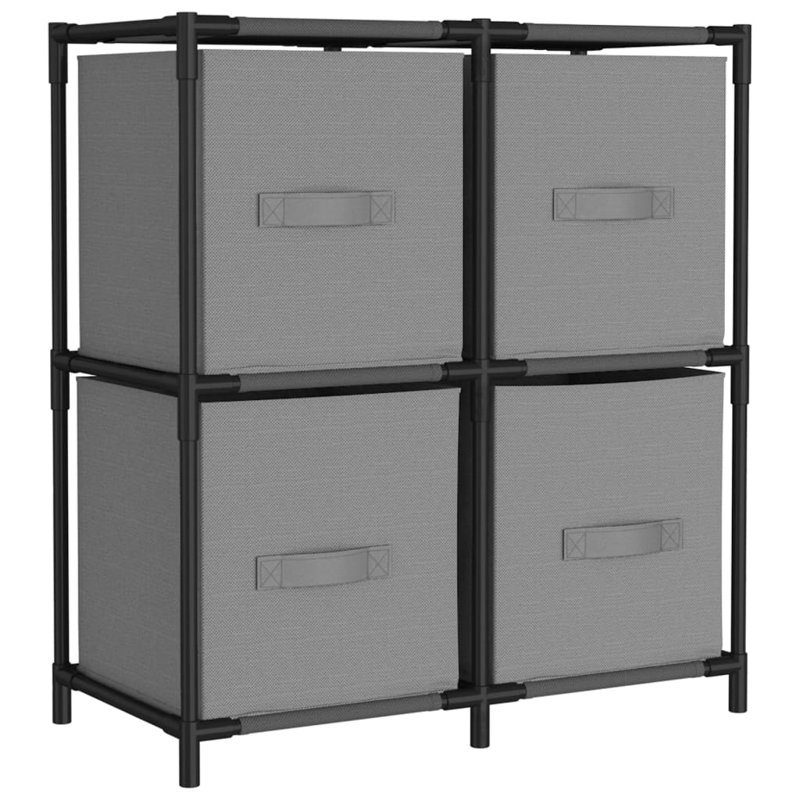 Rebrilliant Decorative Bin, Grey