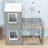 Hruni Kids Twin Over Twin Bunk Bed-1301831522