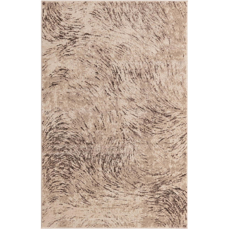 Bartels Abstract Indoor Rug, Rectangle 4' x 6'