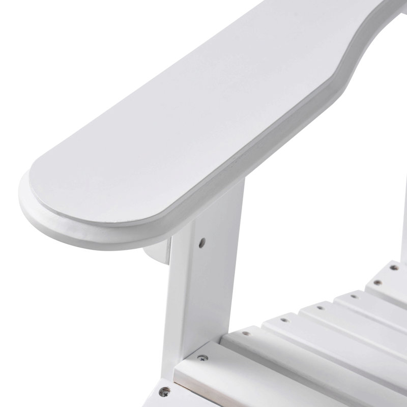 Chaise pliante inclinable Malibu résistante aux intempéries, Blanc