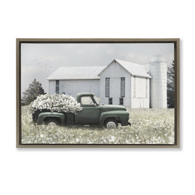 Rustic Barn & Truck Floater Canvas by Lori Deiter