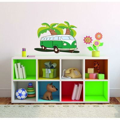 Surfing Van Wall Decal Surfing Wall Sticker Surfing Wall Art