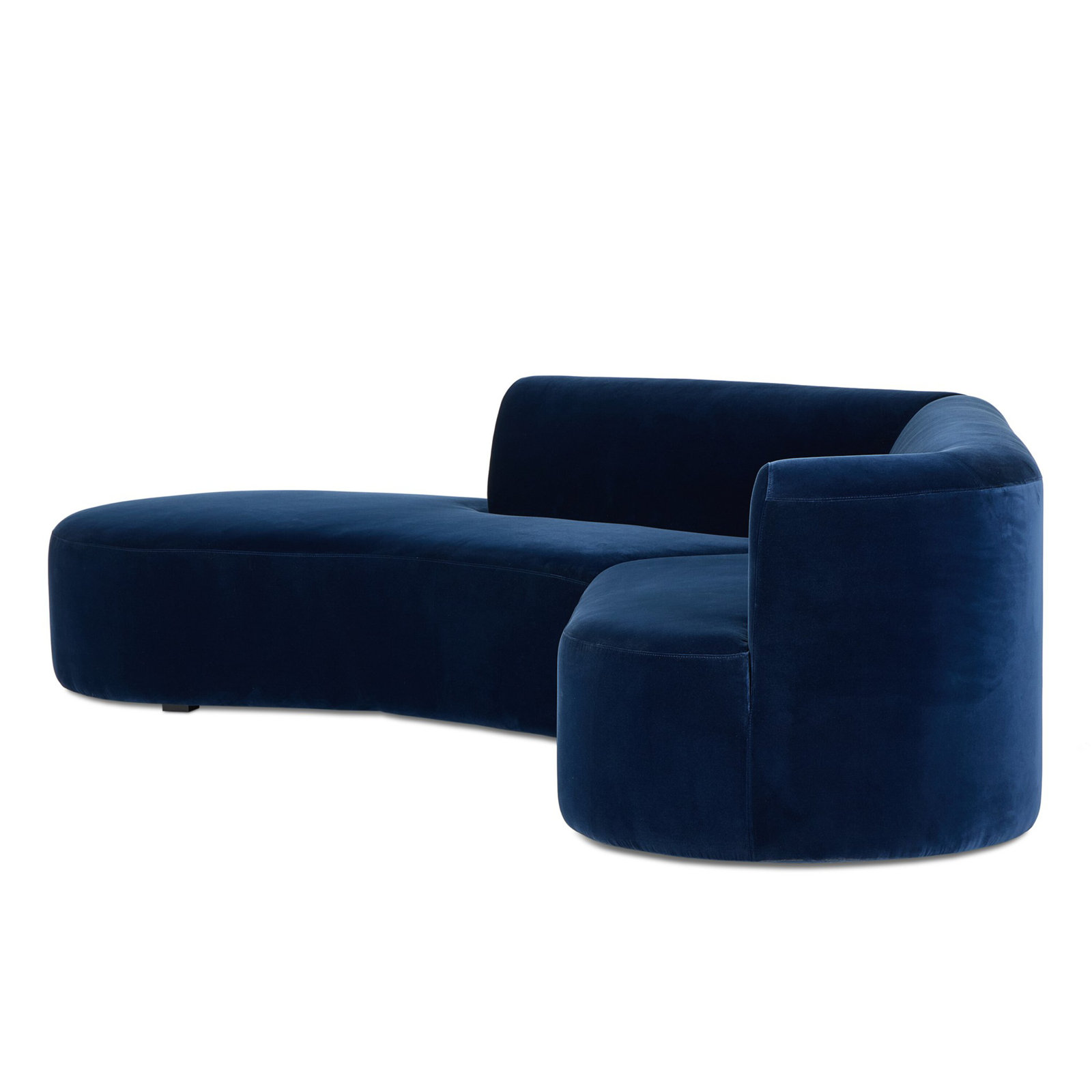 Sofa and Chaise, Left Hand Facing, Surrey Midnight Cotton Blend