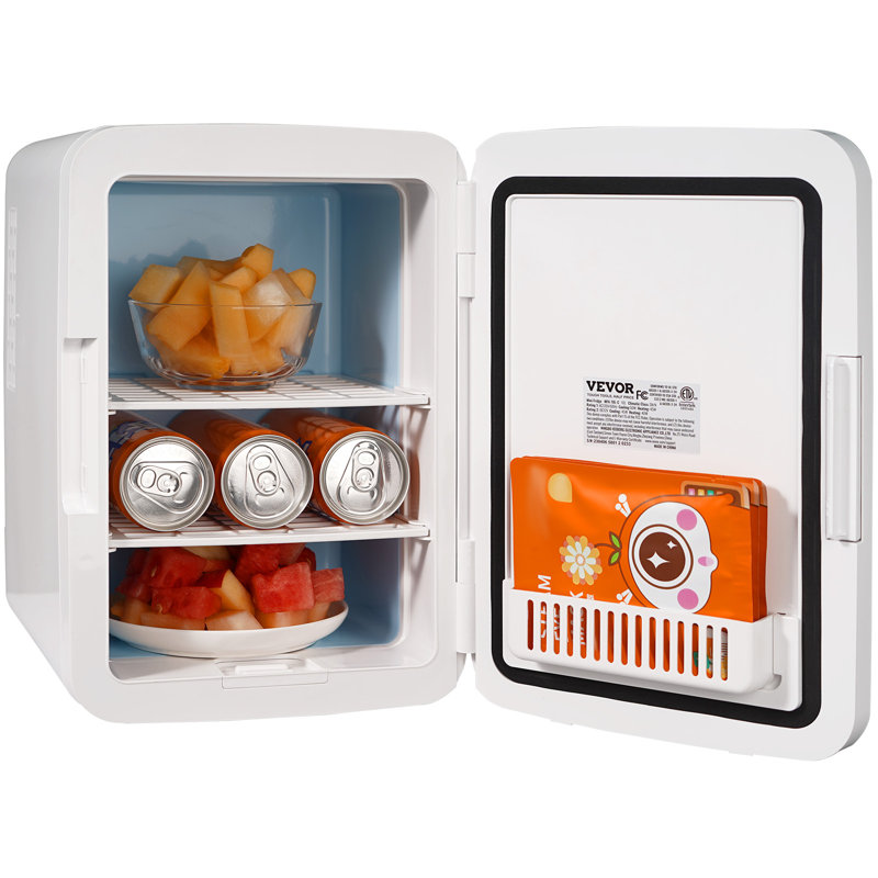 Compact White Smart 10L Mini Fridge with Handles