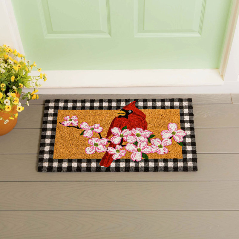 Tapis de porte d'extérieur antidérapant 28 po x 16 po Cardinal