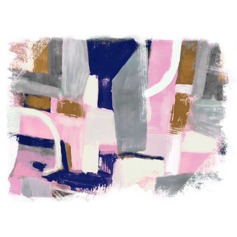Formes - peinture sur toile tendue, H 12 po x l 16 po