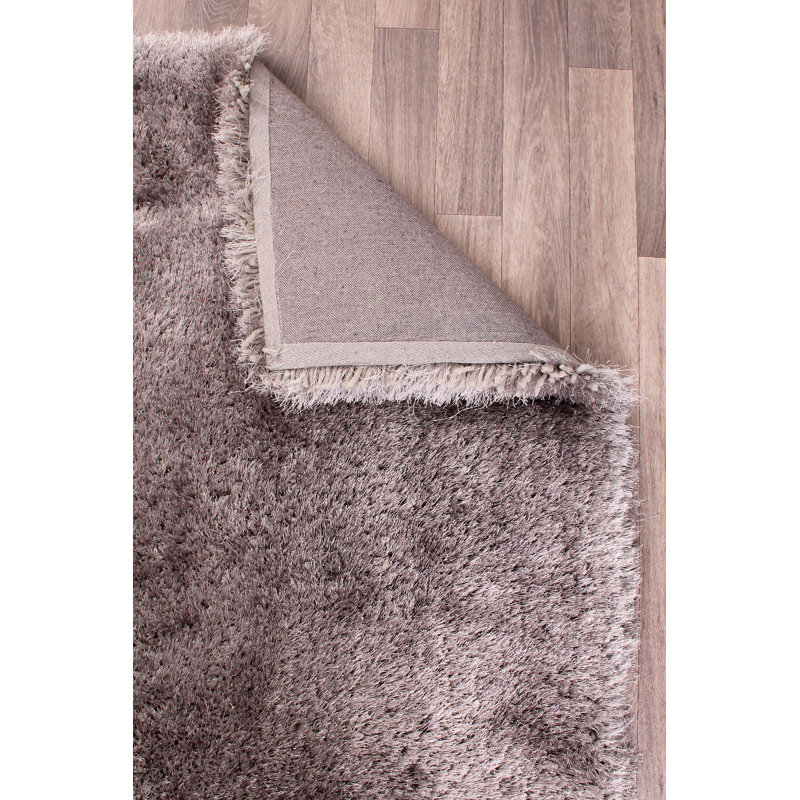 Sapphire Solid Colour Shag Area Rug, Rectangle 80 x 150cm