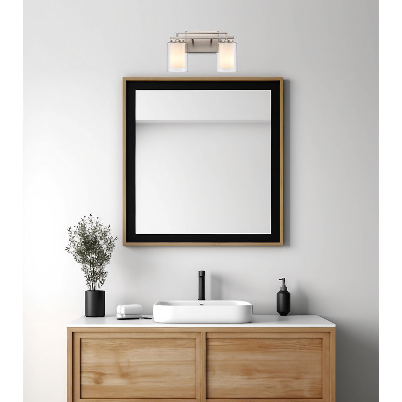 Dimmable Chandelier, Brushed Nickel, 2