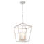 Lustre de salle à manger à 4 lumières en acier à intensité variable Allis-1659280642