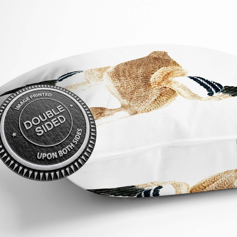 Square Throw Cushion, 40cm H x 40cm W x 15cm D