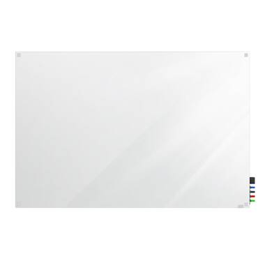 Wall-Mounted White Magnetic Markerboards