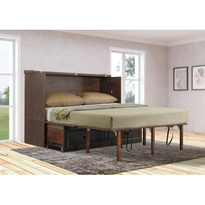 Huldah Solid Wood Storage Bed