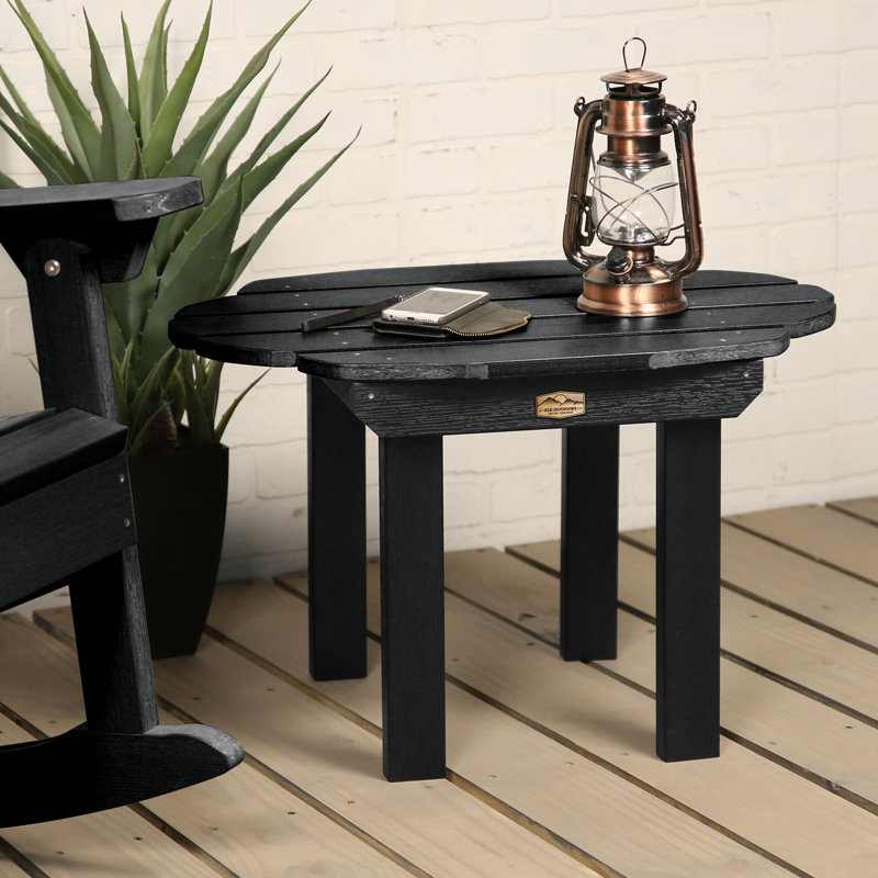 Table d’appoint en plastique Wyona, Abysse
